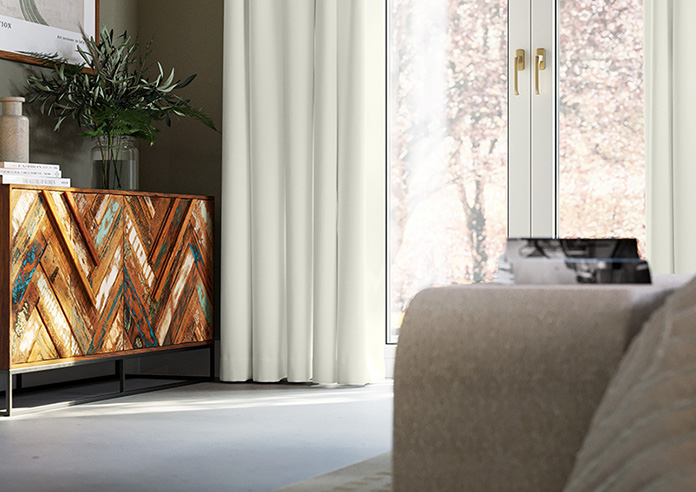 Atina (Blackout), Pure Ivory - Made to Measure Curtains - Image 5